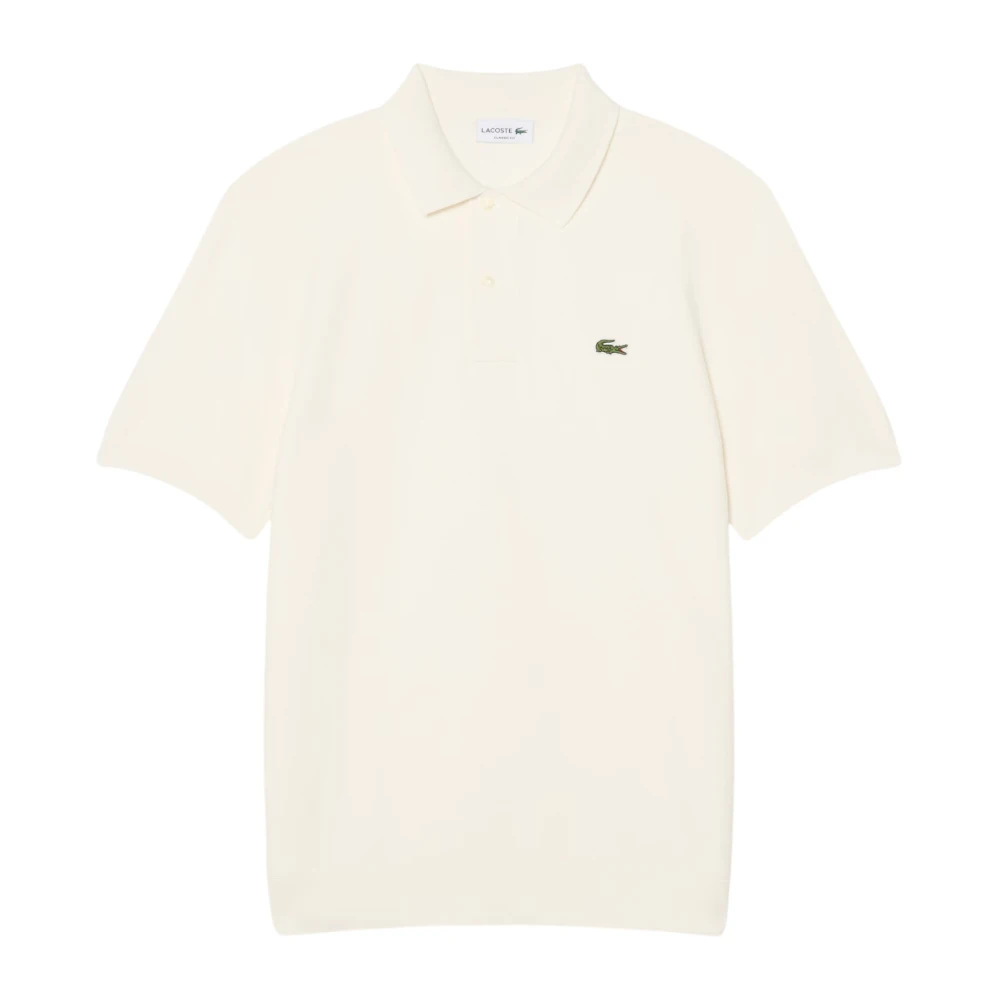 Lacoste Herren Weiß - Bouclé Strick-Polohemd - Tops - M