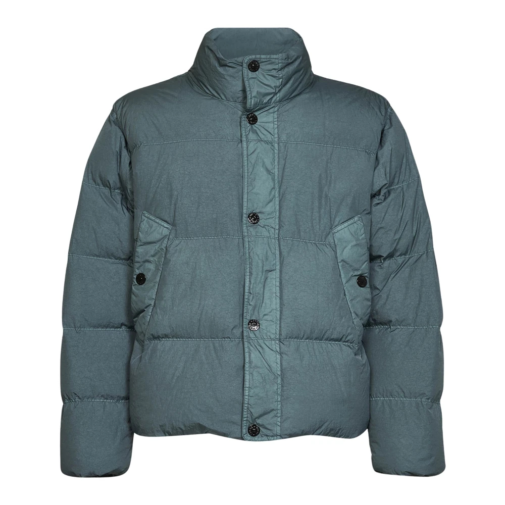 STONE ISLAND | Ocean green Crinkle Reps NY down jacket | Man | XL - Bild 3