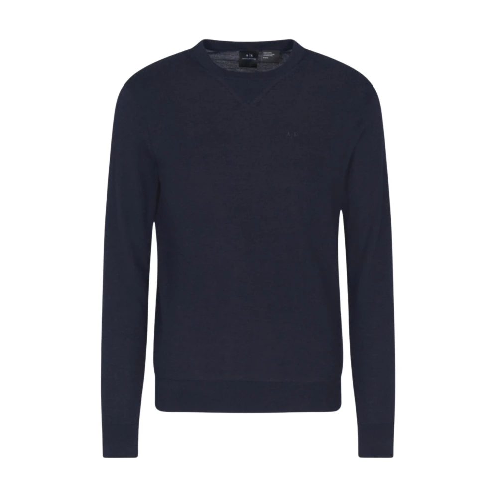 Armani Exchange - Pullover-Sweater - Knitwear - Herren - Blau - M - Bild 10