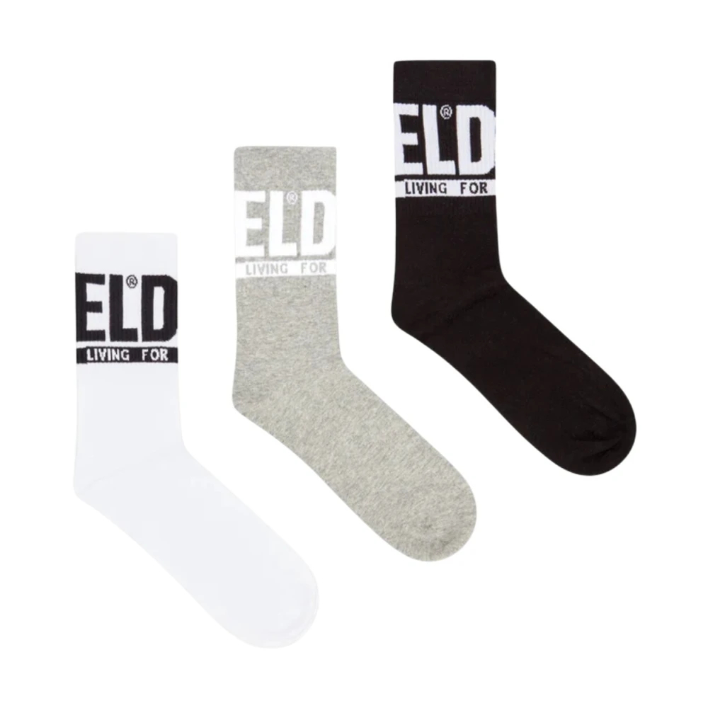 Diesel Herren Multicolor - Skm-Ray Threepack Socken - Underwear - Mehrfarbig -L