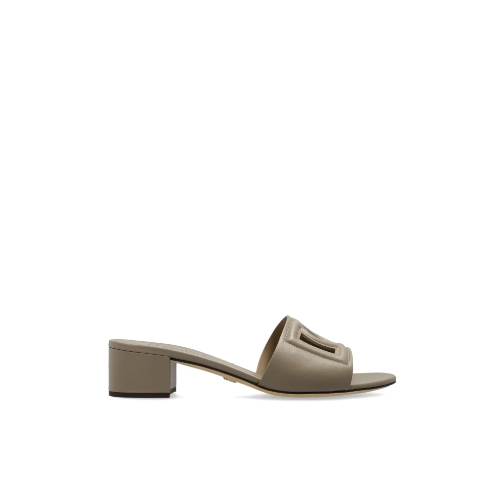 Dolce & Gabbana Damen Beige - Heeled Mules - Shoes - 35 Eu