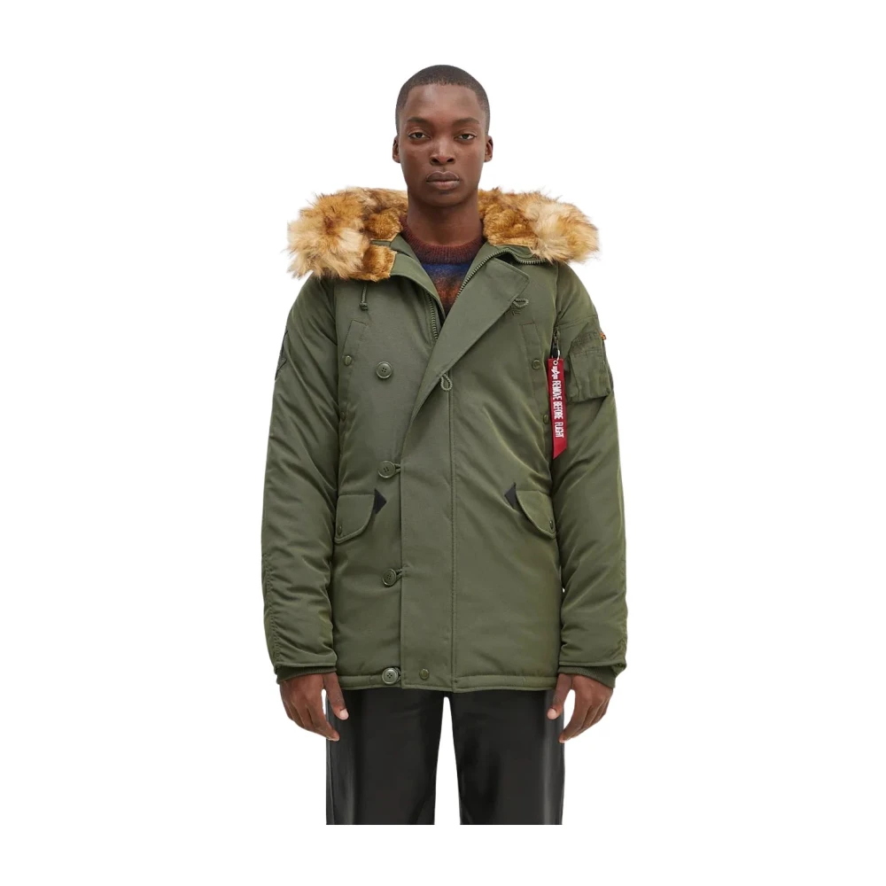 Alpha Industries , Herren, Mäntel, Grün, S - Bild 4