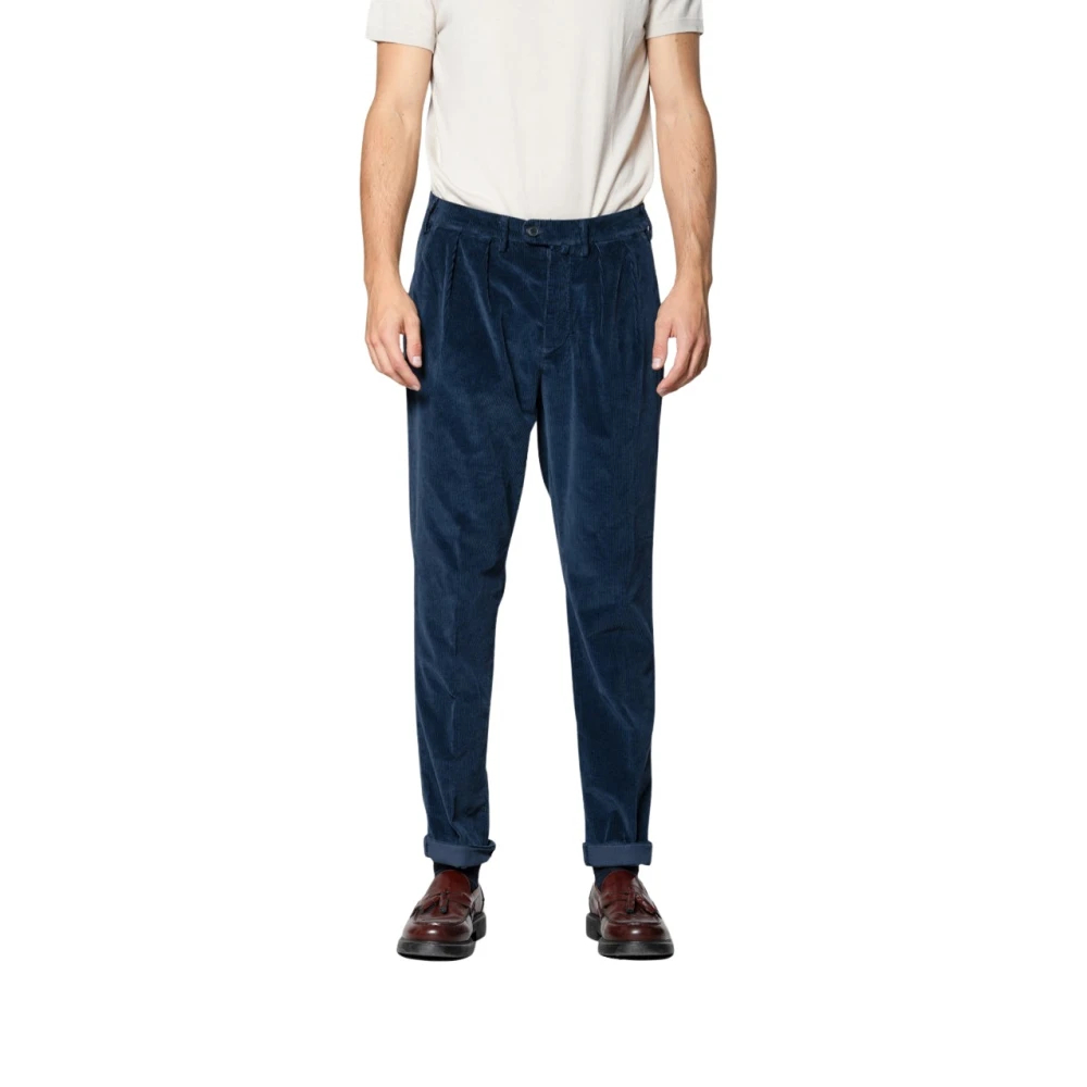 Mason's Herren Blau - Boston 2 Pinces Chino Hose - Trousers - Xs