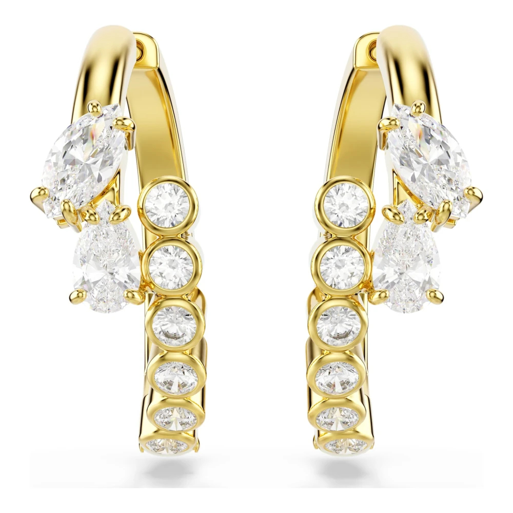 Swarovski Damen Creolen Messing Gold in Größe 99 - Bild 11