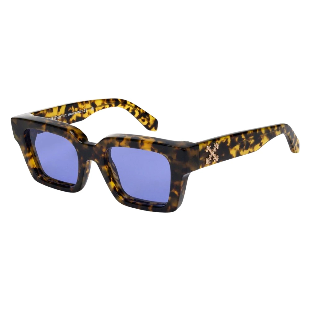 Off White - Virgil Sonnenbrille - Accessories - Unisex - Braun - 50 Mm