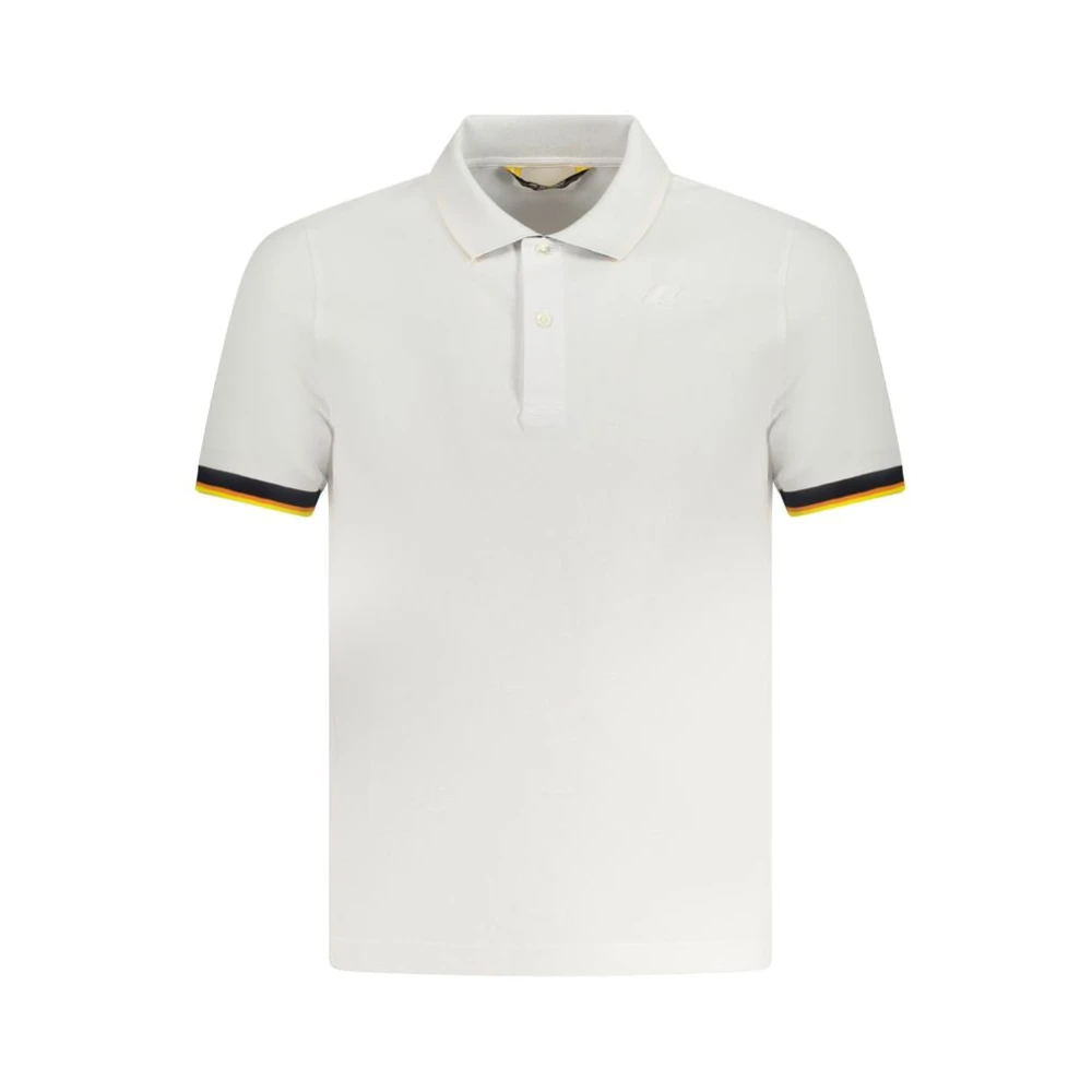 K-Way Herren Weiß - Kurzärmeliges Polohemd - Tops - 2XL