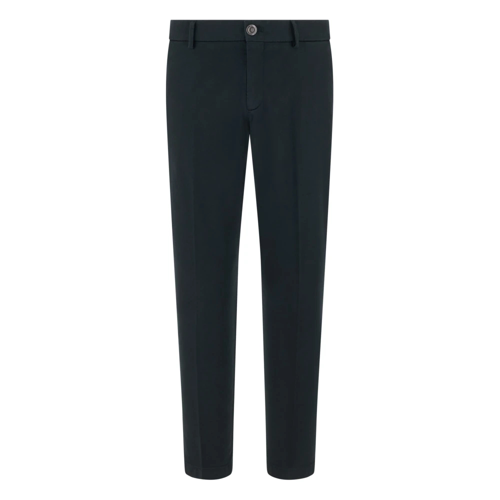 Boggi Milano Herren Schwarz - B Stretch Baumwoll-/Tencel-Hose - Trousers - K -W31