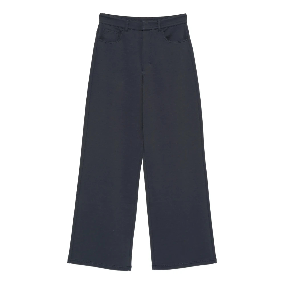 Max Mara Damen Blau - Jerseyhose - Trousers - M