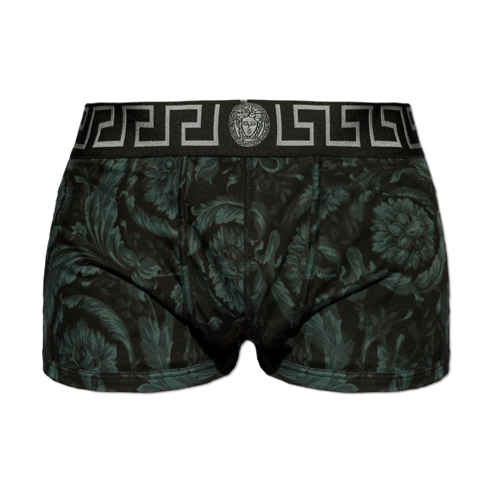 Versace Herren Schwarz - Gemusterte Boxershorts - Underwear - K -3Xl