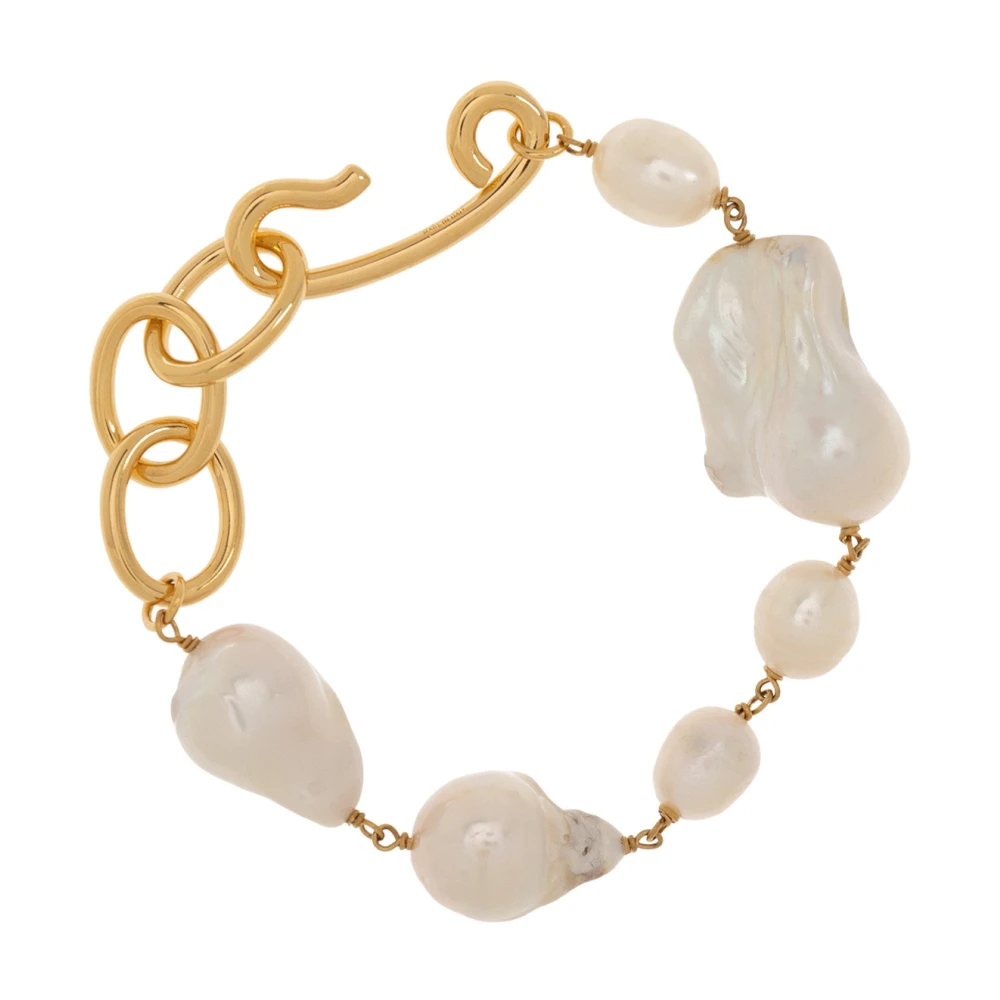 Jil Sander Damen Gelb - Perlenbesetztes Armband - Accessories - One Size