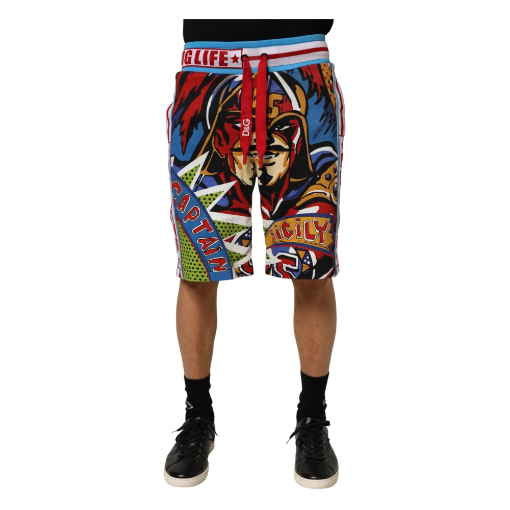 Dolce & Gabbana Herren Multicolor - Bermuda Shorts - Shorts - Mehrfarbig - Xs