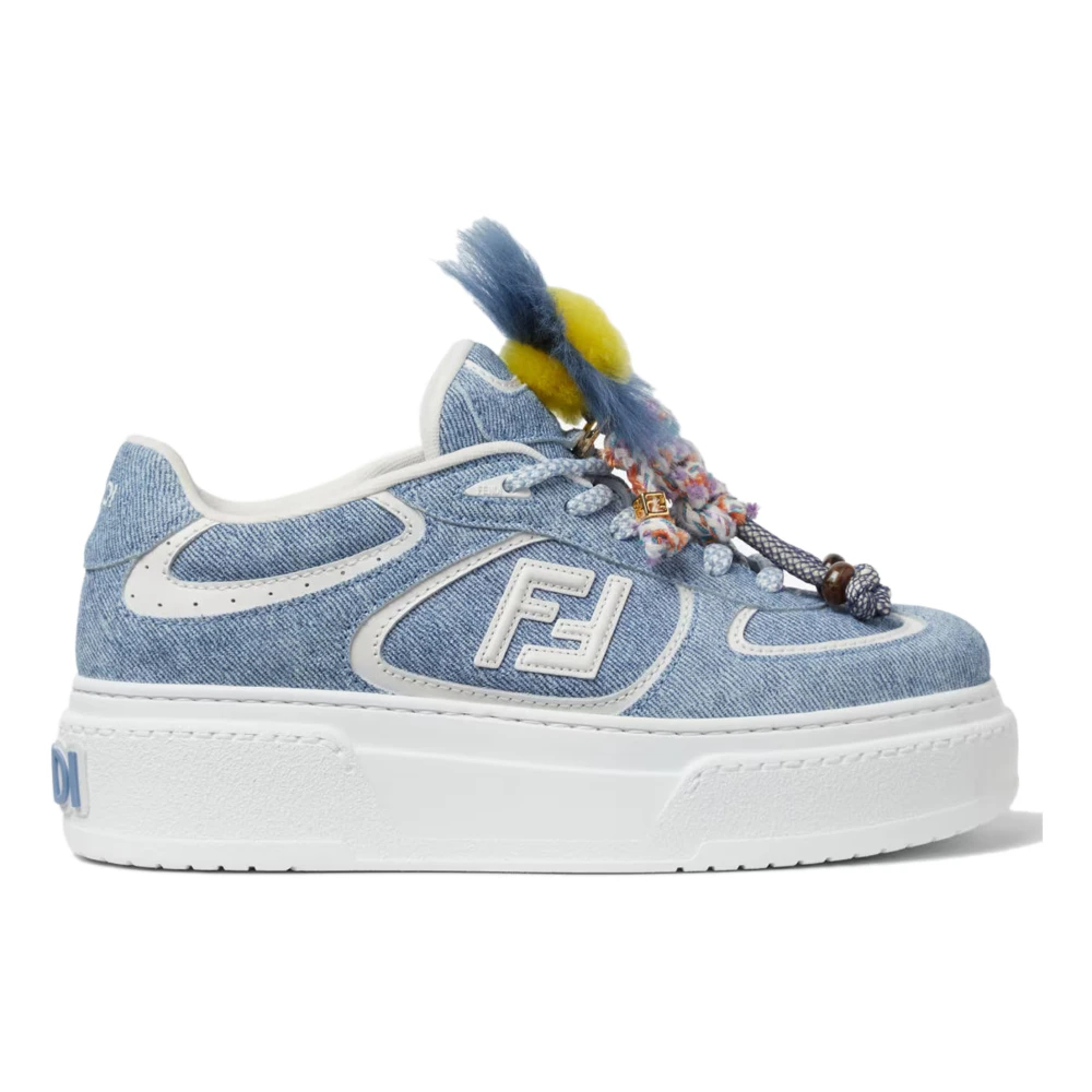 Fendi Damen Blau - Match Sneakers - Shoes - 39 Eu