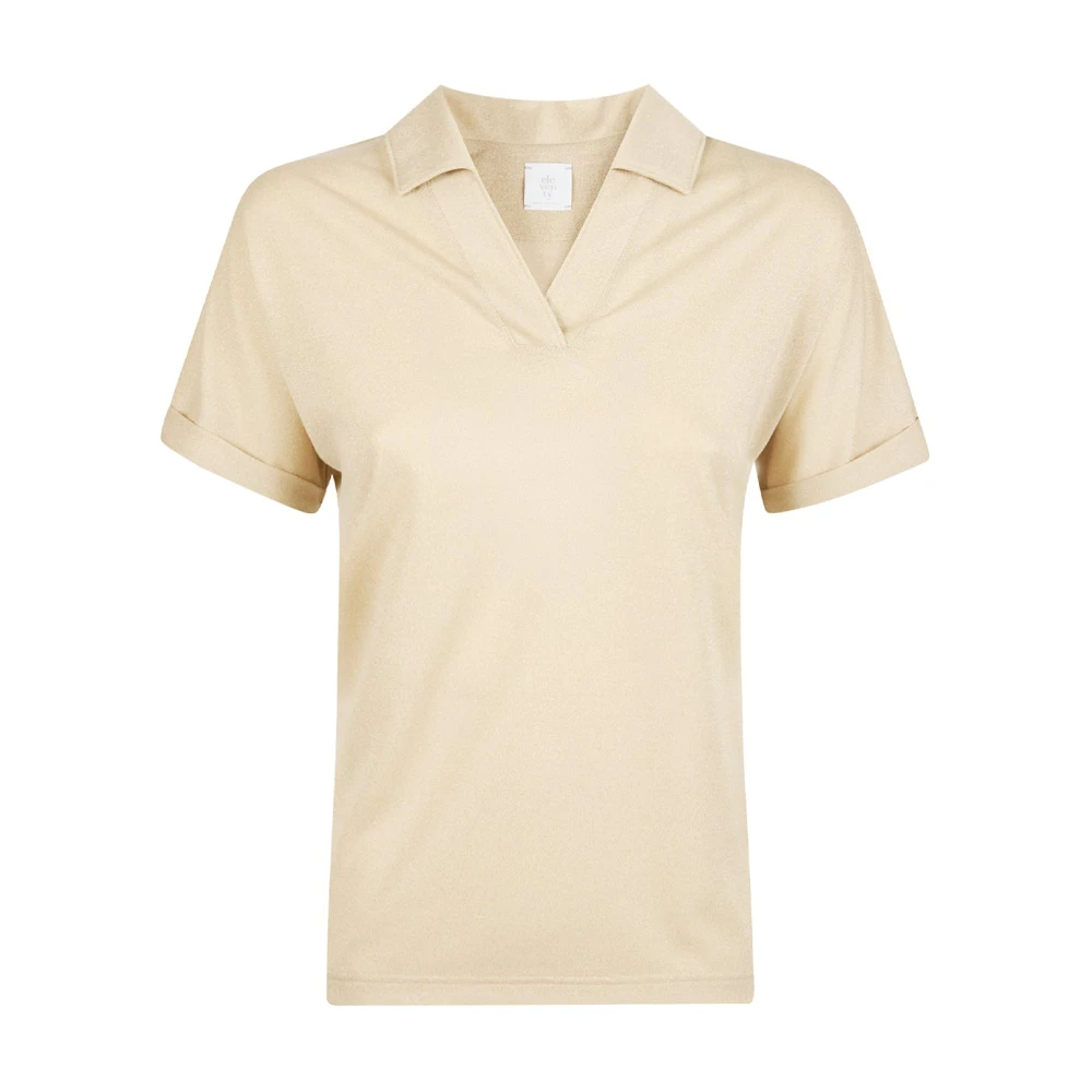 Eleventy Damen Beige - Polo T-Shirt - Tops - L