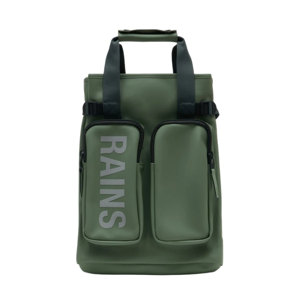 Rains Unisex Grün - Texel Tote Rucksack W3 - Bags - One Size