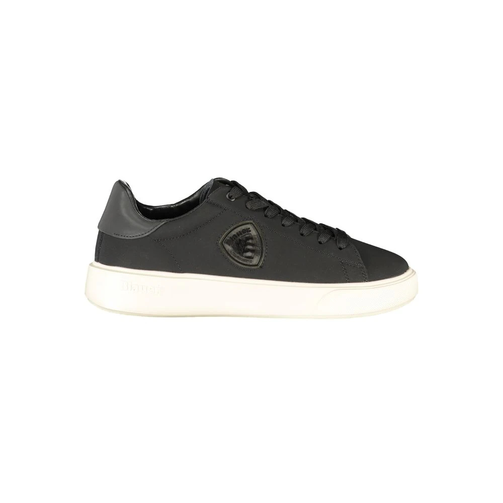 Blauer, Herren, Sneakers, Schwarzes Leder Herren Sneaker, Schwarz, (44) - Bild 8