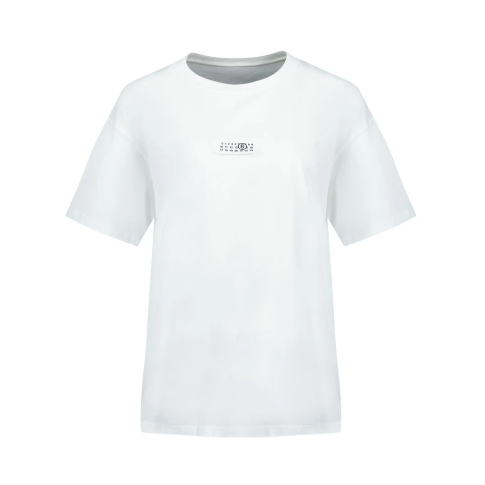 Mm6 Maison Margiela Herren Weiß - Baumwoll-T-Shirt - Tops - S