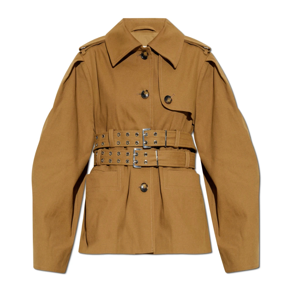 Ganni Damen Braun - Trench Coats - Coats - S