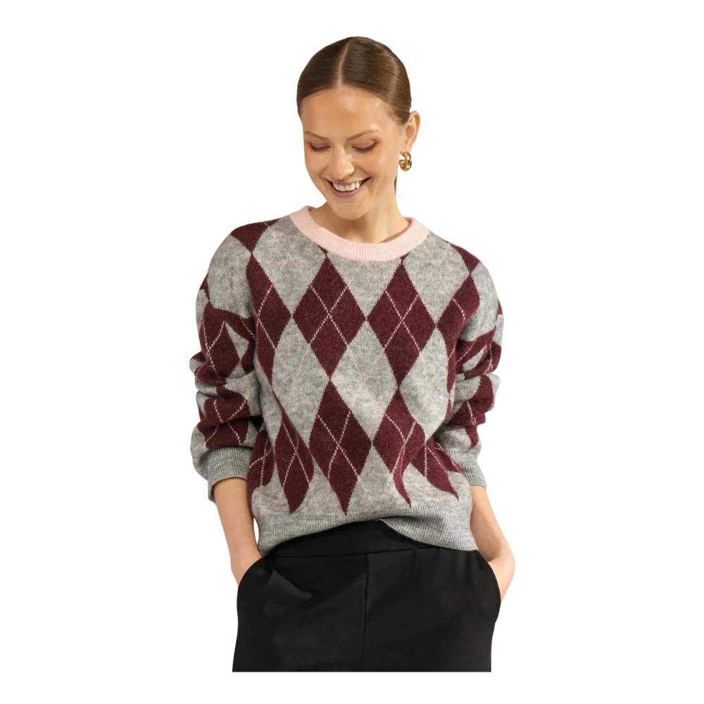 Nümph Damen Gris Pullover Nutikla - Bild 3
