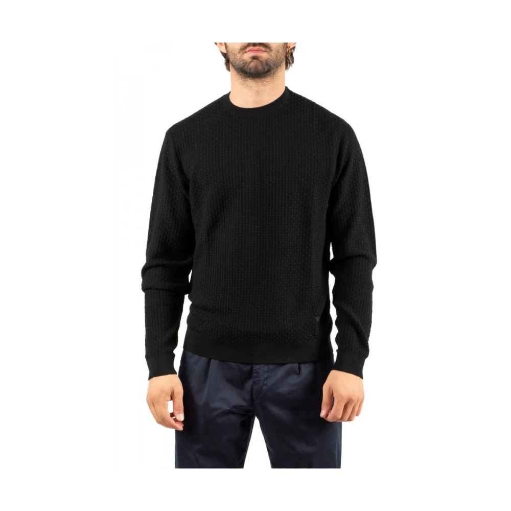 Emporio Armani Herren Schwarz - Maglia - Knitwear - K - L