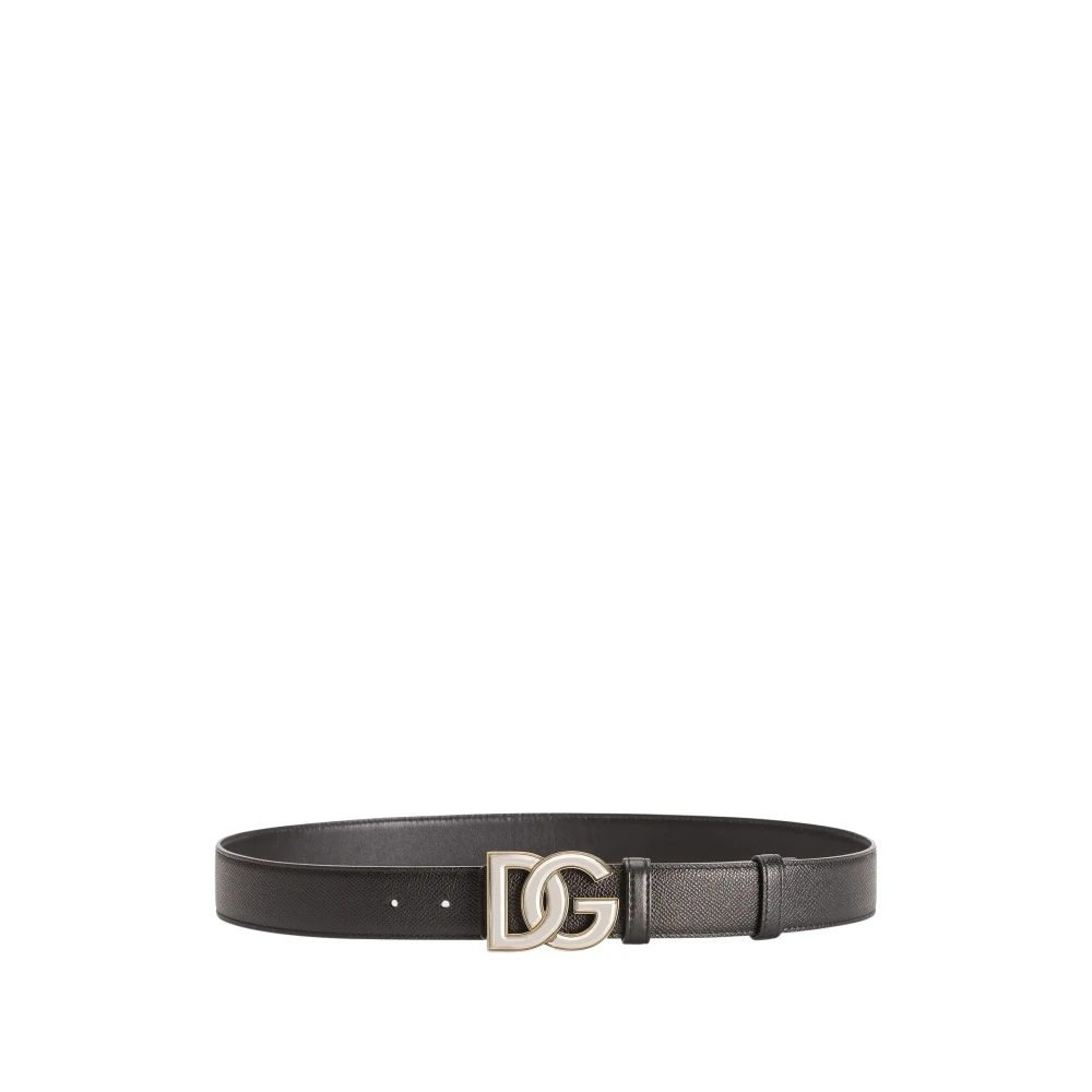 Dolce & Gabbana - Ledergürtel - Accessories - Herren - Schwarzk - 100 Cm