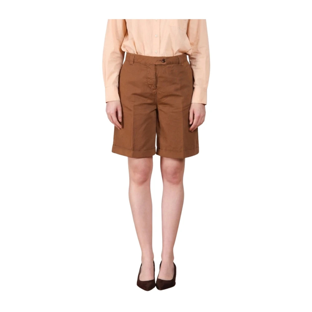 Mason's Damen Braun - Brigitte Chino Bermuda - Shorts - S