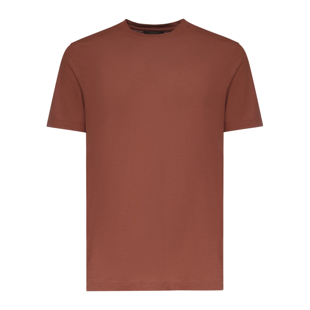 Zanone Herren Orange - T-Shirt Mit Rundhalsausschnitt - Tops - 2XL