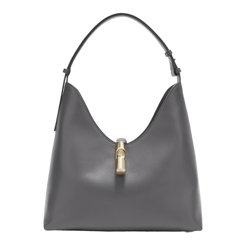 Furla Damen Grau - Goccia Schultertasche M - Bags - One Size