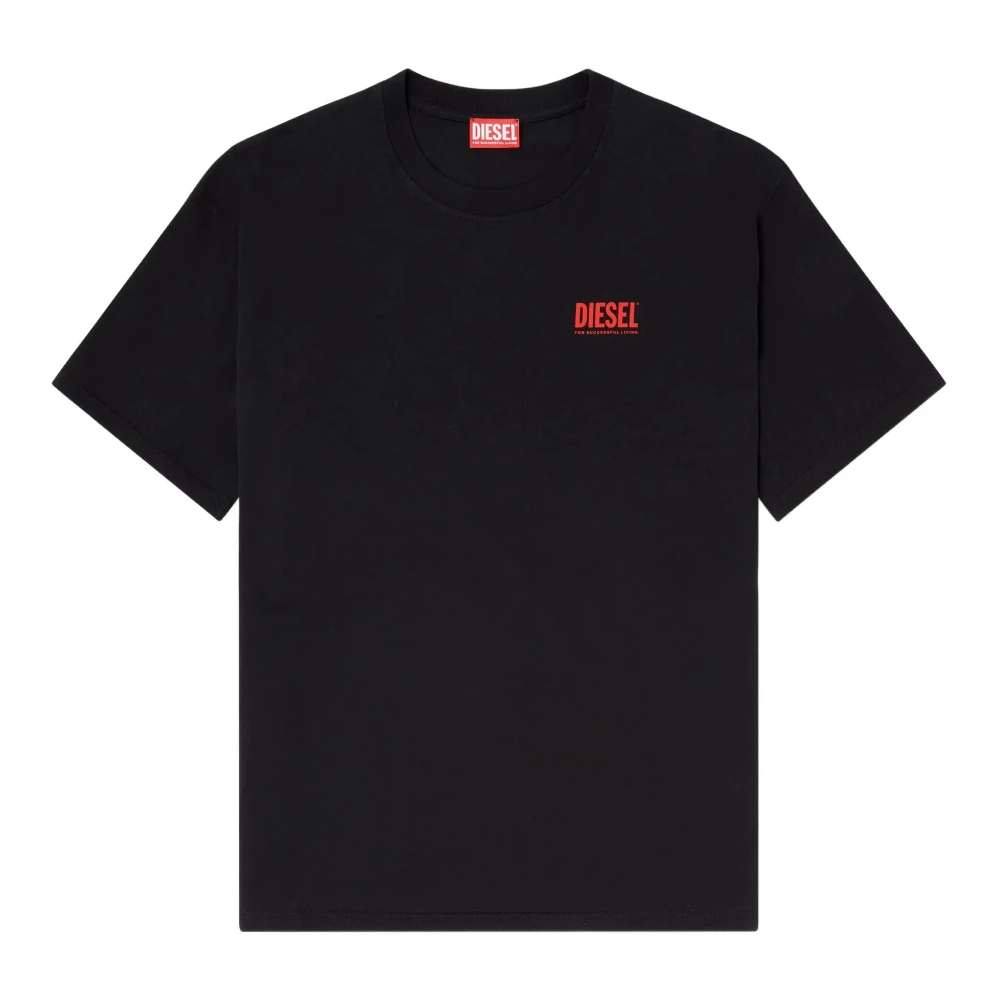 Diesel Herren Schwarz - T-Boxt Bisk T-Shirt - Tops - K -L