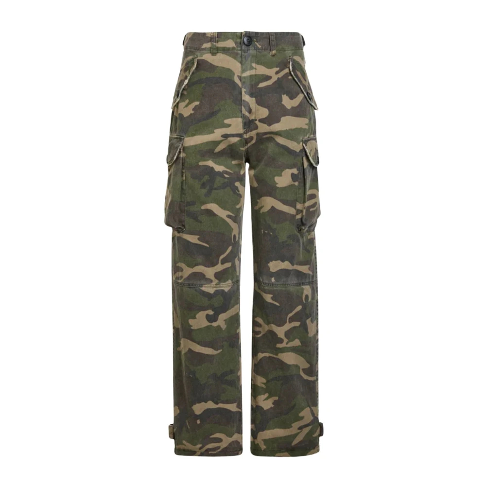 Found Herren Multicolor - Camouflage Twill Utility Cargo Hose - Trousers - Mehrfarbig - W31