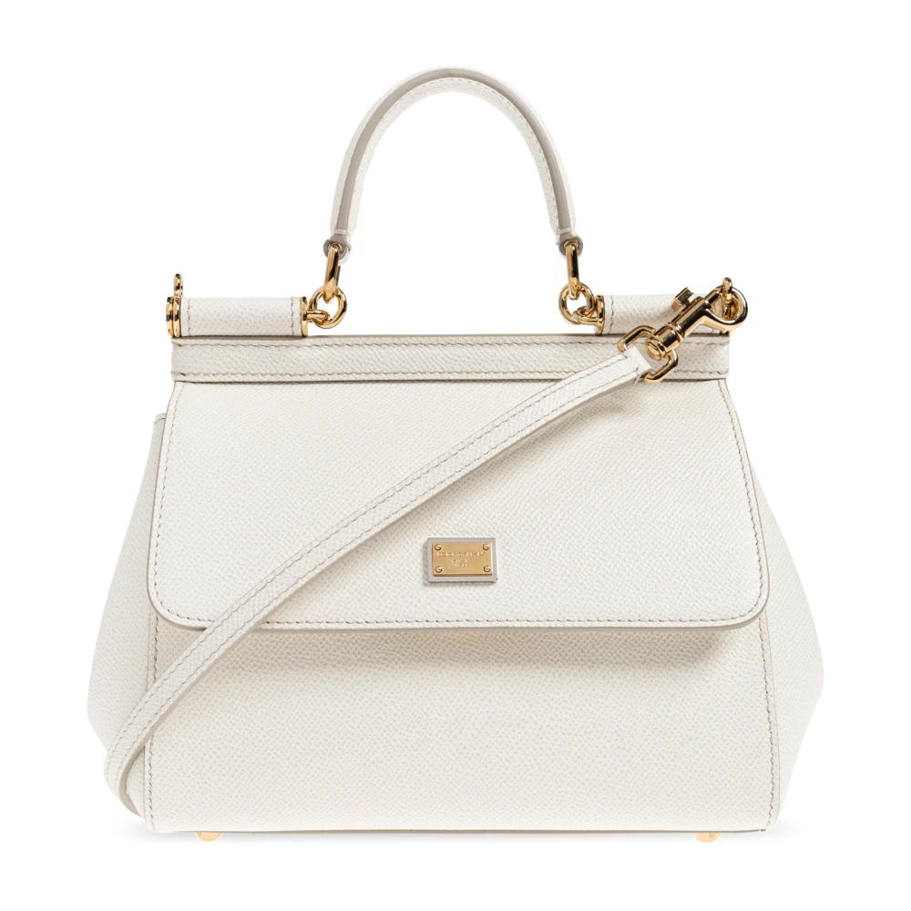 Dolce & Gabbana Sicily Medium Leather Handbag - Bild 5