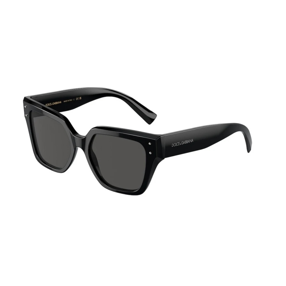 Dolce&Gabbana 0DG4471 501/87 Panto Sonnenbrille für Damen in Schwarz, klein - Bild 10