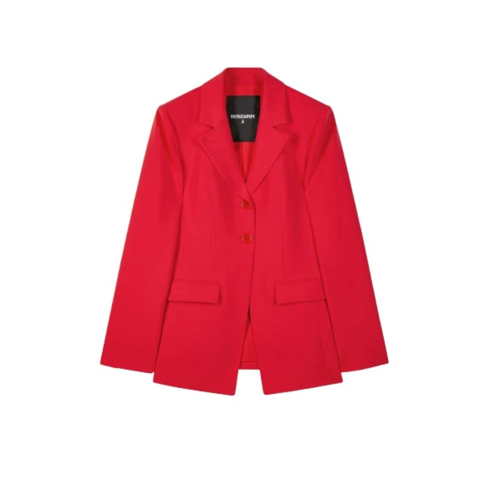 Patrizia Pepe Damen Rot - Schlank Geschnittener Blazer - Jackets - M