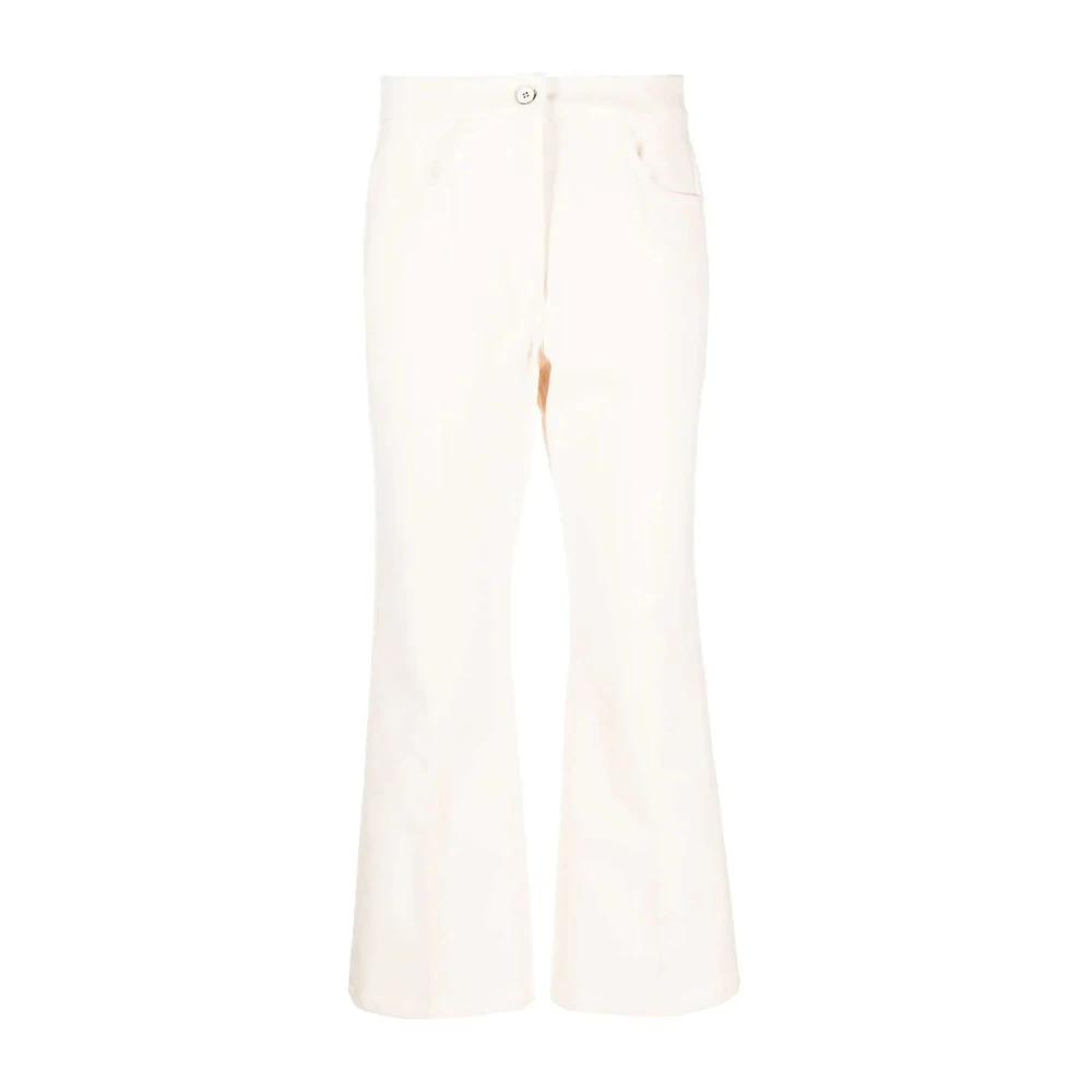 Jil Sander Damen Beige - Cropped Hosen - Trousers - S
