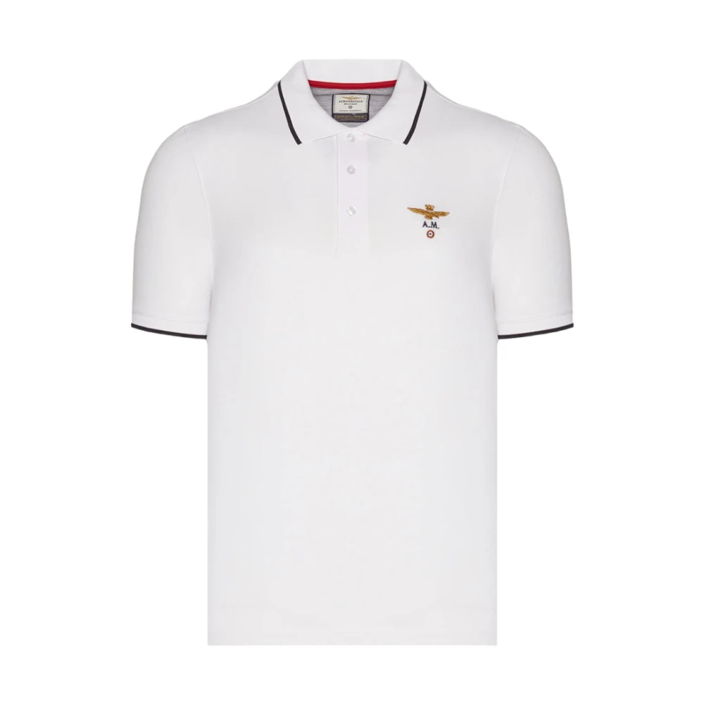 Aeronautica Militare Herren Weiß - Polo Shirt - Tops - 3XL
