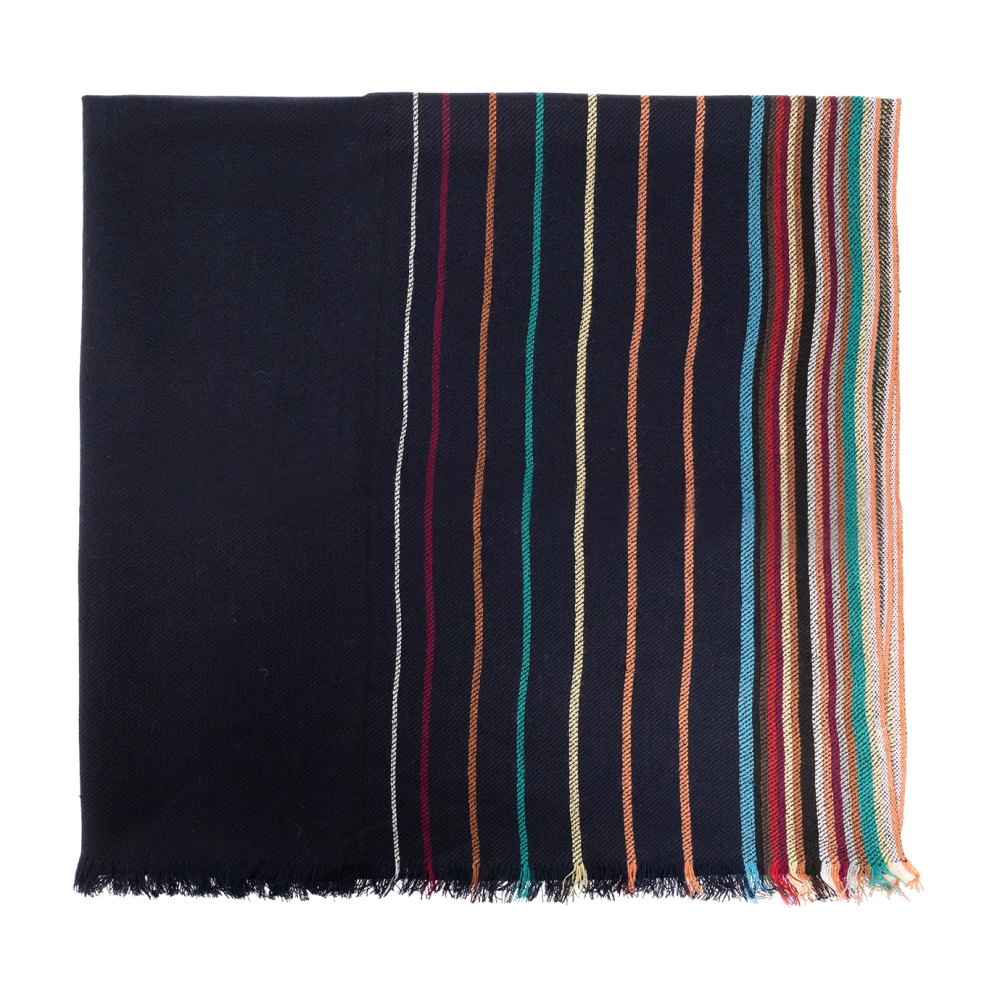 Paul Smith Herren Multicolor - Gestreifter Wollschal - Accessories - Mehrfarbig - One Size