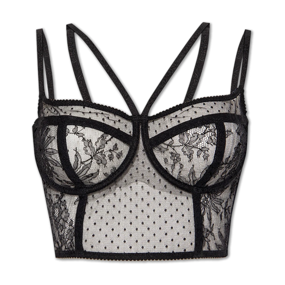 Dolce & Gabbana Damen Schwarz - Lace Bustier - Underwear - K - L