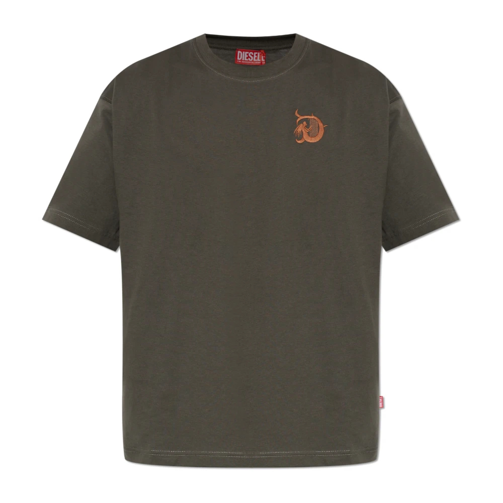 Diesel Herren Braun - T-Boxt-Aa11 T-Shirt - Tops - S
