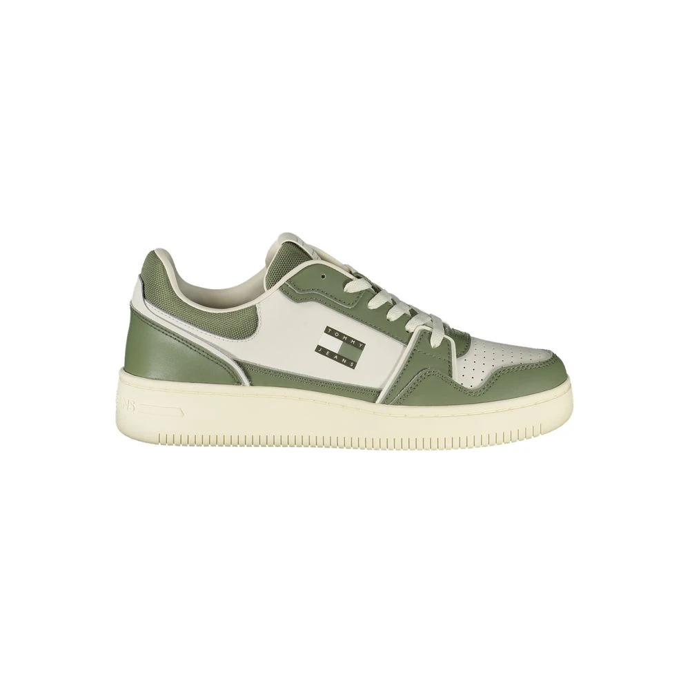 Tommy Hilfiger, Unisex, Sneakers, Tjm Retro Basket, Mehrfarbig, Grün, Weiss, (41) - Bild 4