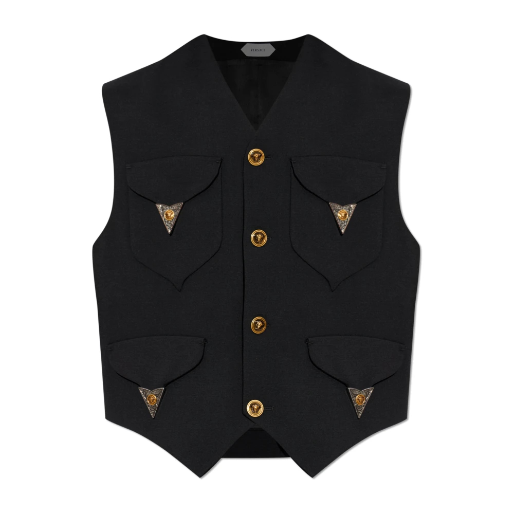 Versace Herren Schwarz - Vests - Jackets - K - L