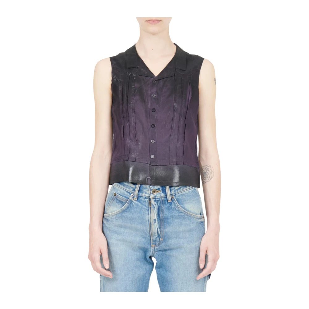 Maison Margiela Damen Violett - Tops - Tops - Lila - S