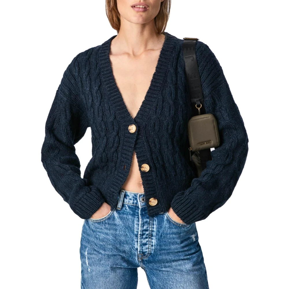 Pepe Jeans , Damen, Strickwaren, Blau, L - Bild 2