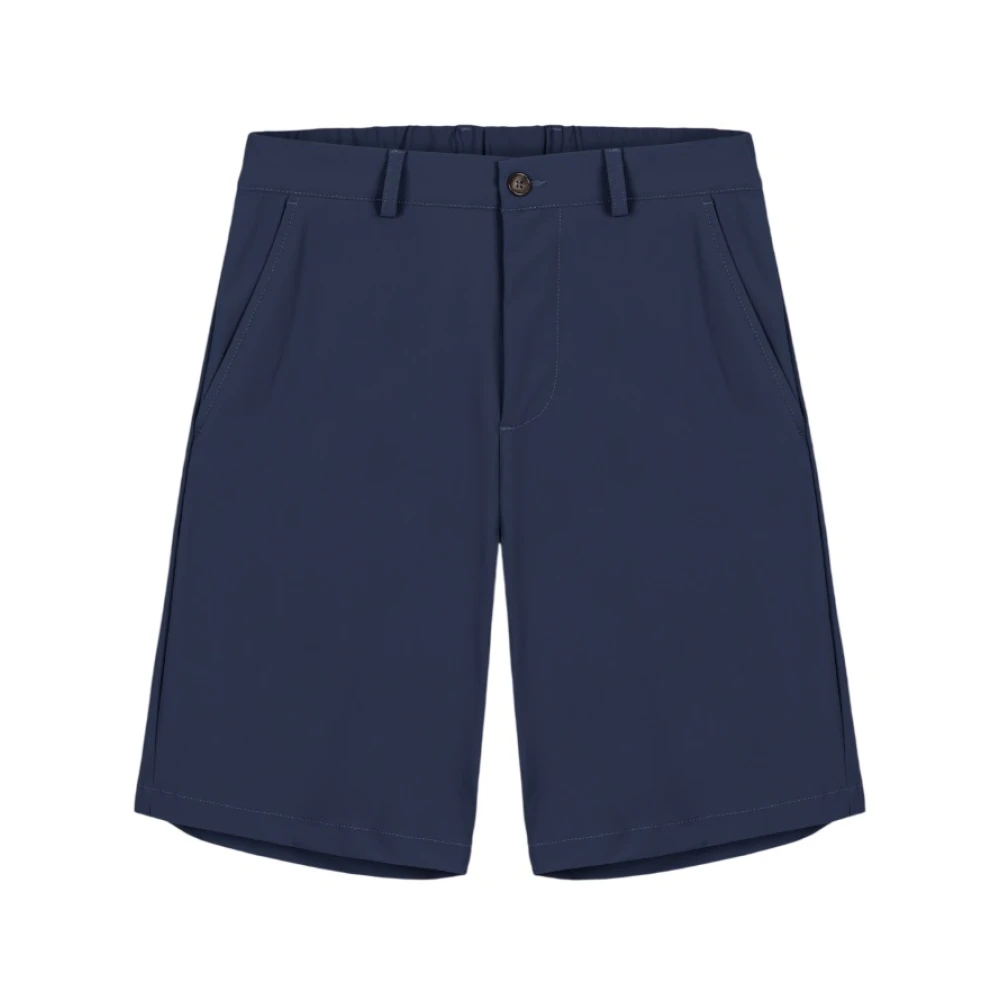 Colmar Herren Blau Pflegeleichte Chino-Bermudashorts, Farbe: Bleu Foncé Navy, Größe: 56 - Bild 4