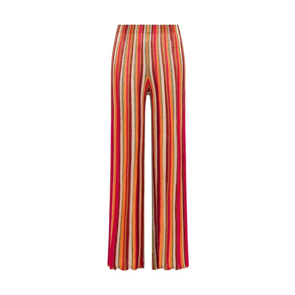 Maliparmi Damen Orange - Flexage Stripes Hosen - Trousers - Xl