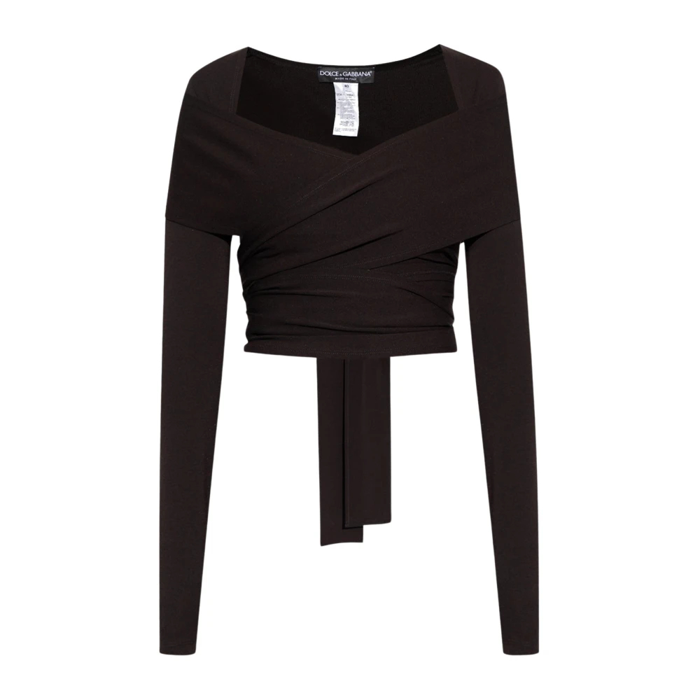Dolce & Gabbana Damen Schwarz - Kim Stretchy Top - Blouses & Shirts - K -M