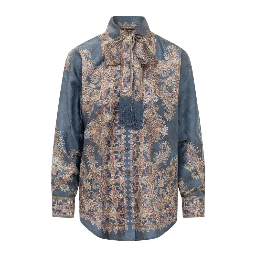 Zimmermann - Valiant Relaxed Shirt - Blouses & Shirts - Damen - Mehrfarbig - L