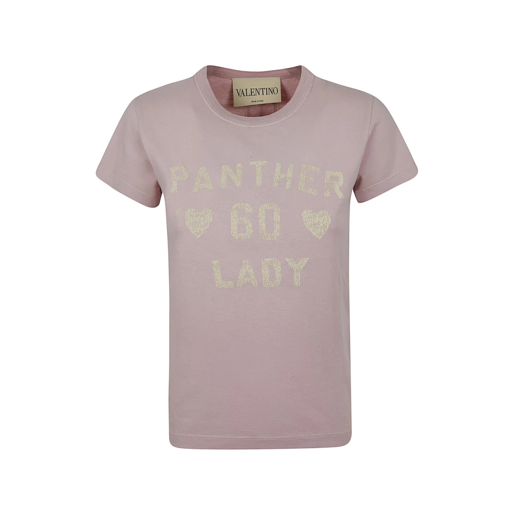 Valentino Garavani - Bedrucktes Baumwoll-T-Shirt - Tops - Damen - Rosa - S - Bild 9