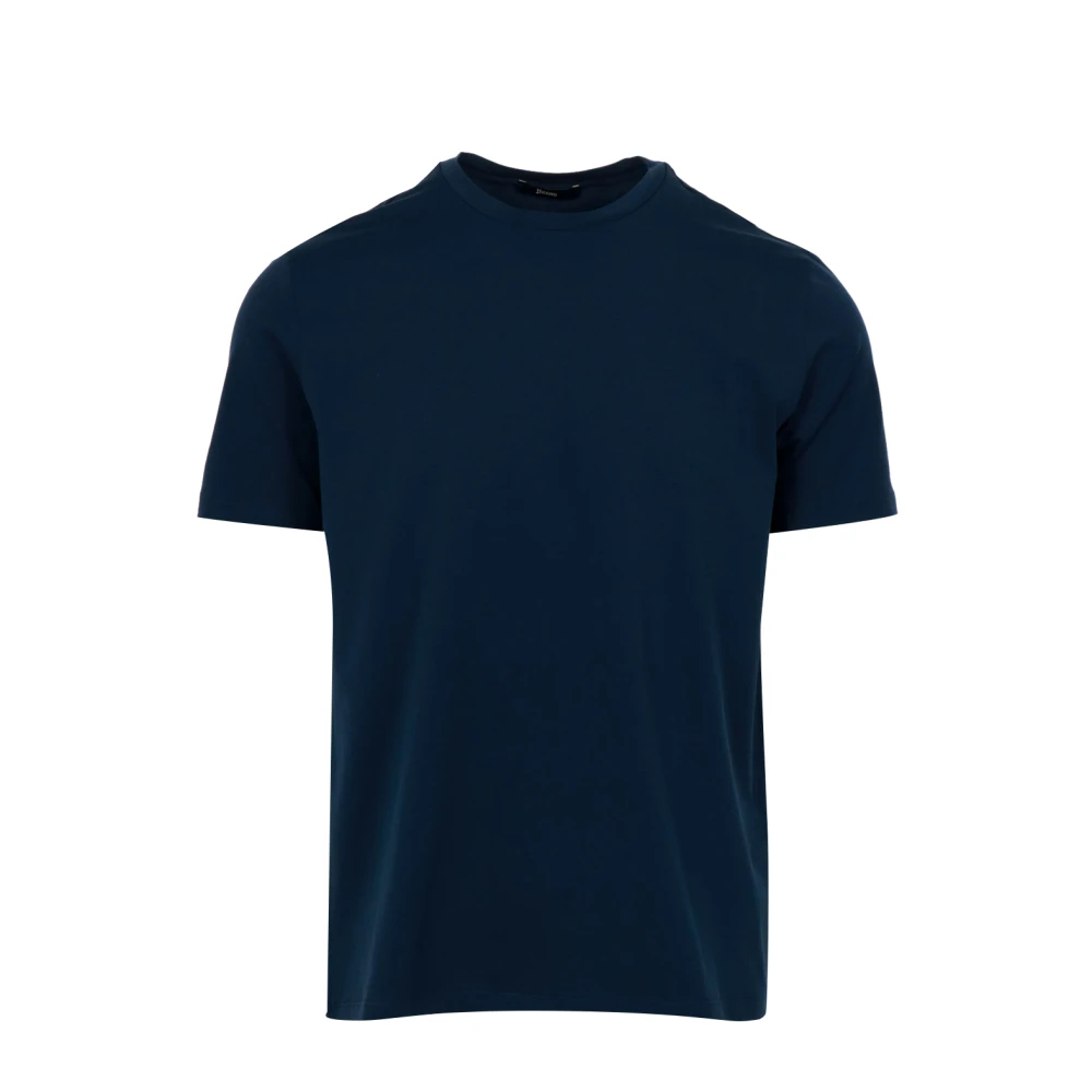 Herno Herren Blau - T-Shirt Mit Rundhalsausschnitt - Tops - Xl