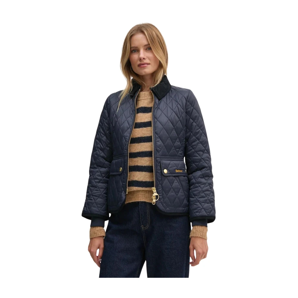 Barbour - Beadnell Fitted Steppjacke - Jackets - Damen - Blau - S - Bild 5