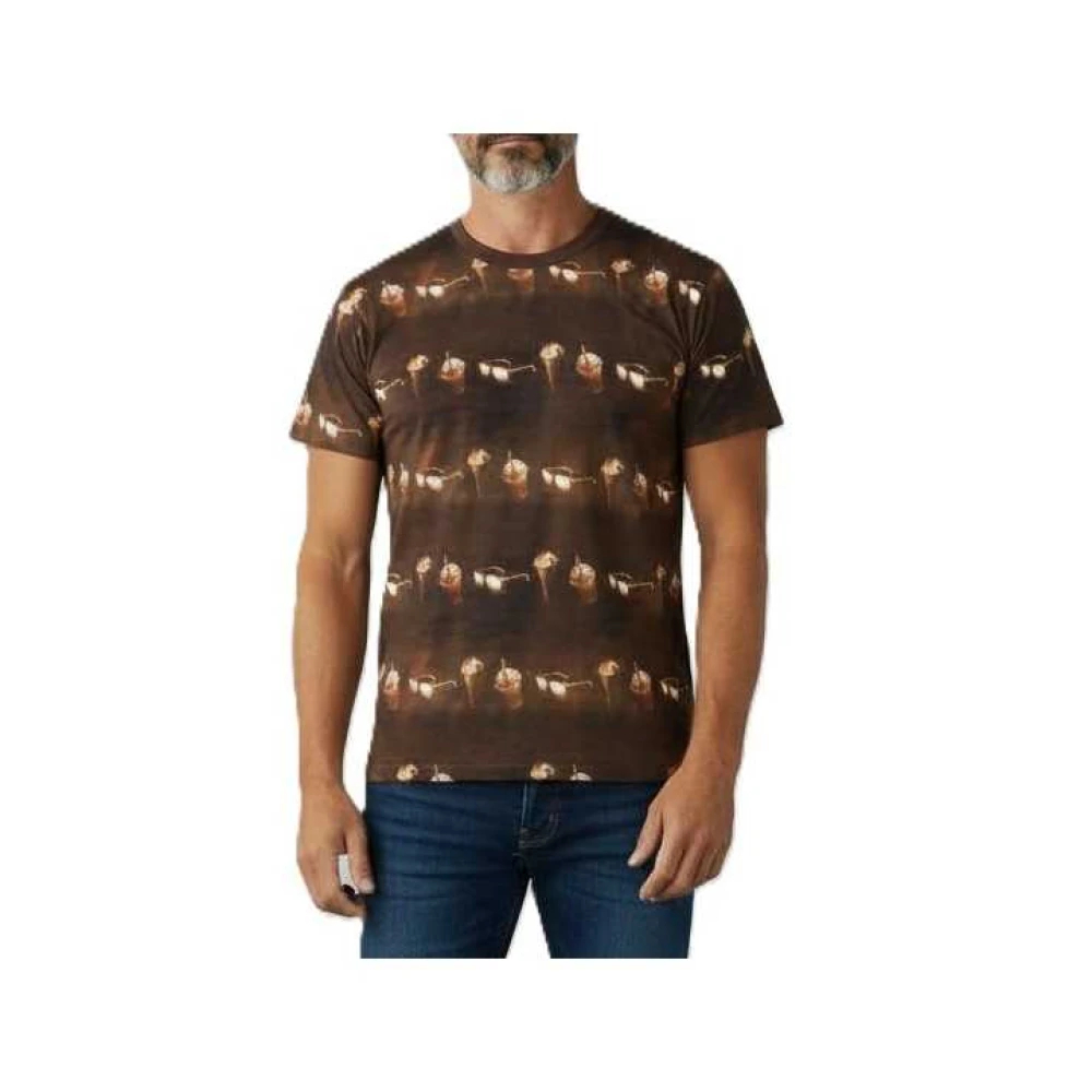Paul Smith Herren Braun - Bedrucktes T-Shirt - Tops - S