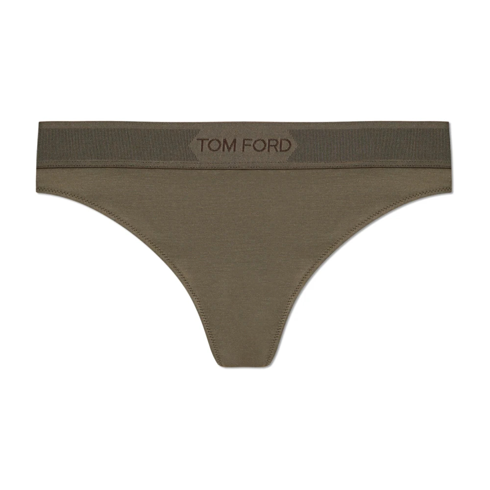 Tom Ford Damen Grün - Schnüre Mit Logo - Underwear - Xs